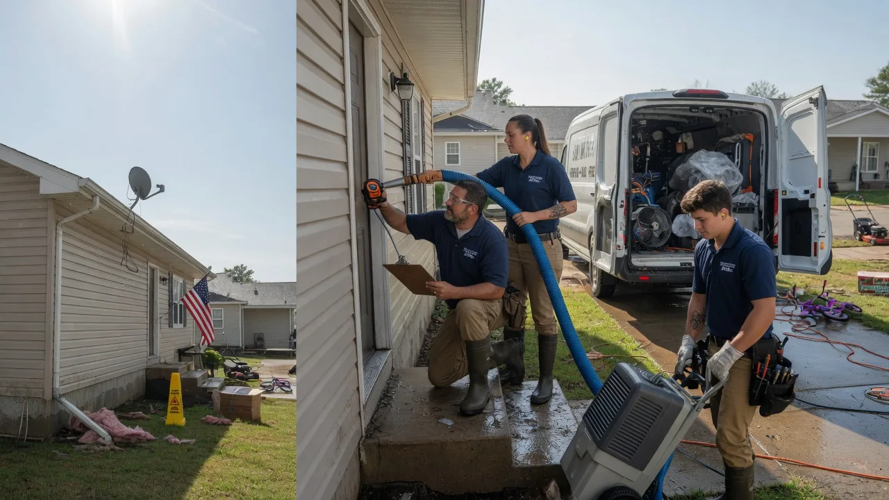Ceiling Water Damage Restoration in Van Voorhis, PA near me